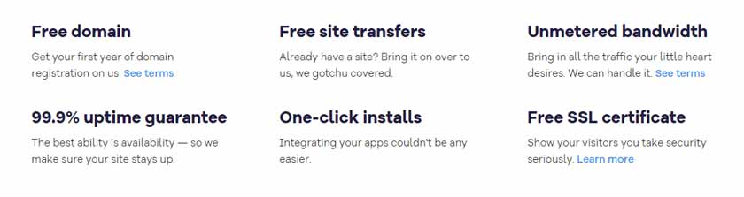 Hostgator Features
