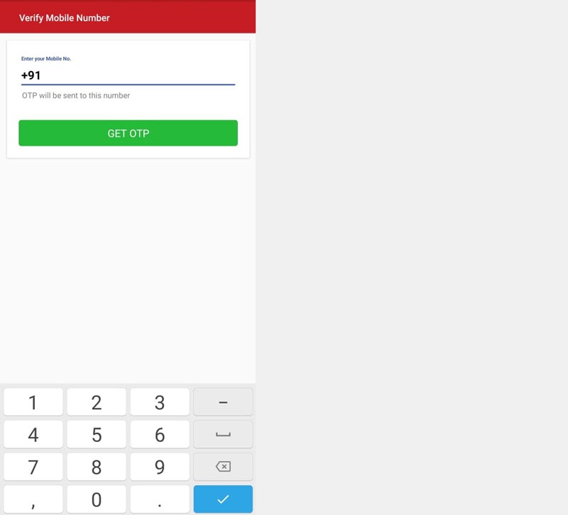 Dream11 Verify Number
