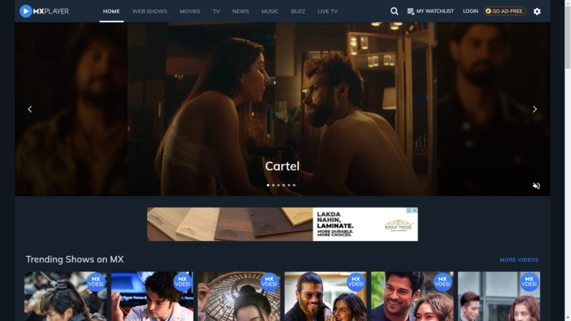 Watch MX Player From Anywhere