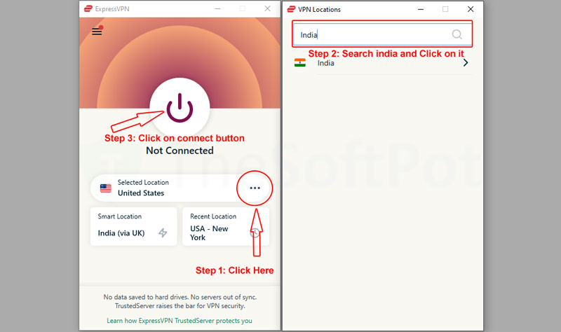 Connect India ExpressVPN