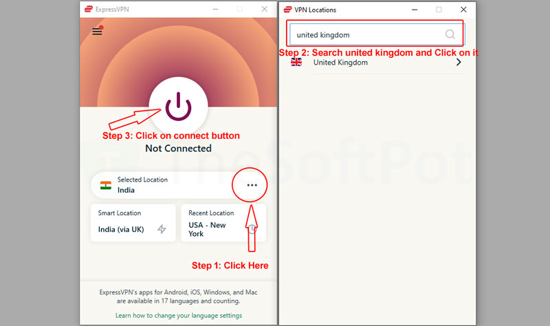 Connect UK ExpressVPN