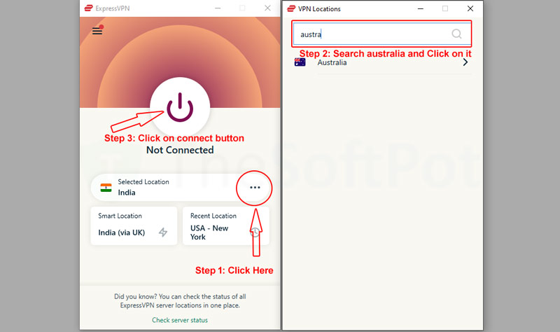 Connect Australia ExpressVPN